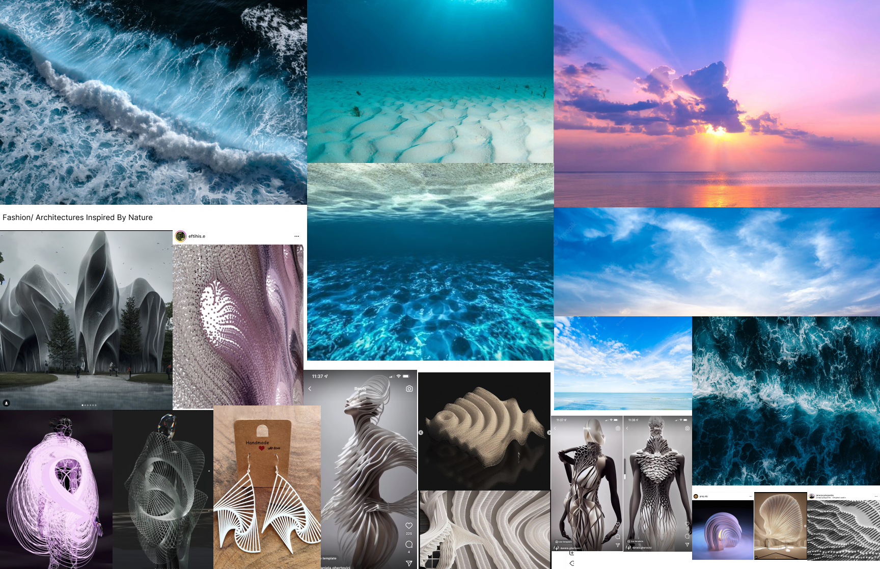 Fabrication and material inspiration board