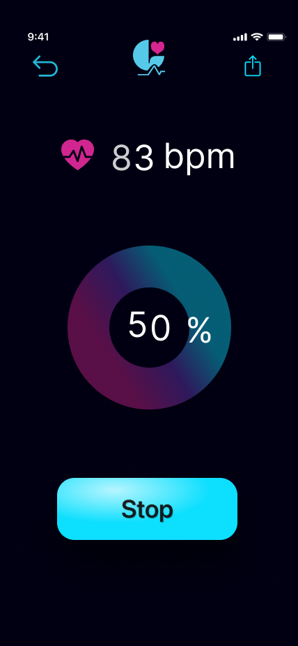Screen 14 — HRV measurement