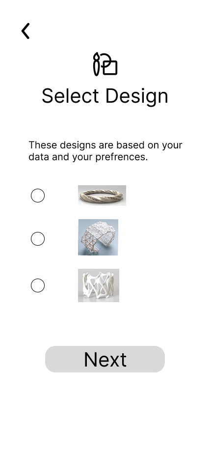 Wireframe screen 8